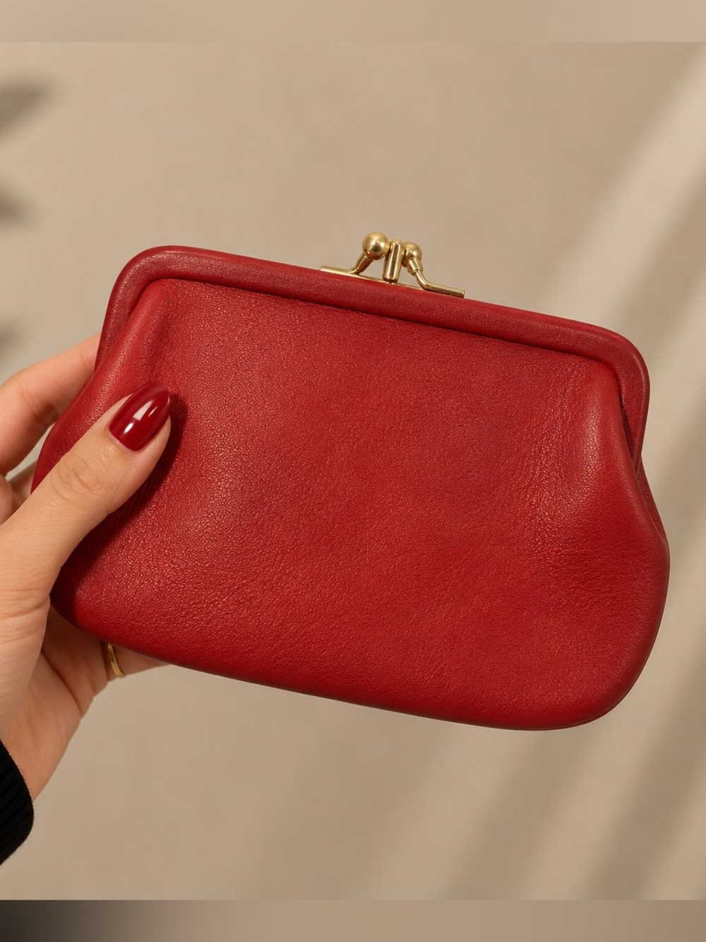 Coach Double Purse 7180 Vintage Double Kisslock Wallet